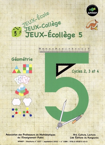  APMEP - Jeux-Ecollège 5 - Géométrie.