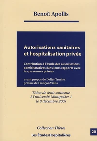 Autorisations sanitaires et hospitalisation privée