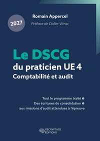 Le DSCG du praticien 2027 - UE 4 - Comptabilité et audit