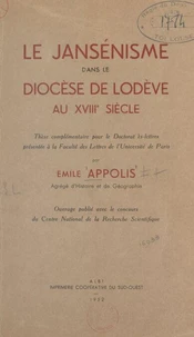 Le jansénisme dans le diocèse de Lodève au XVIIIe siècle