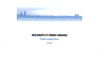 Réglements et formes urbaines