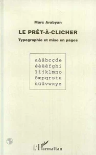 LE PRET-A-CLICHER. Typographie et mise en pages