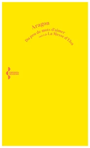 Du peu de mots d'aimer