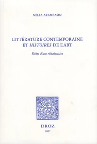 Littérature contemporaine et histoires de l'art