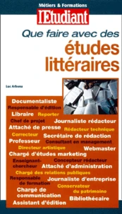 Que Faire Avec Des Etudes Litteraires