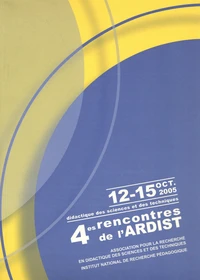 4es rencontres de l'ARDIST 10-15 octobre 2005