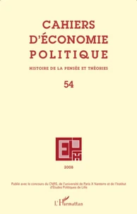 Cahiers d'économie politique N° 54/2008