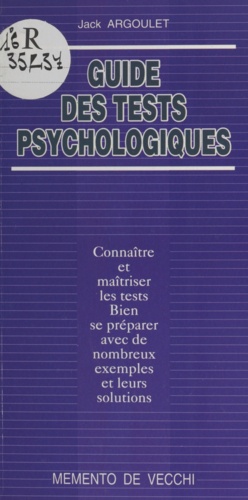 Guide des tests psychologiques