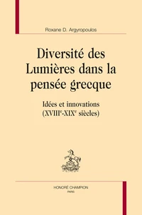 Diversité des Lumières dans la pensée grecque