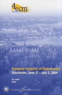 Ari Laptev - European Congress of Mathematics - Stockholm, June 27 - July 2, 2004.
