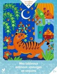 Mes tableaux animaux sauvages en sequins