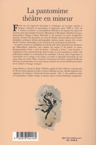 La pantomime, théâtre en mineur (1880-1945)