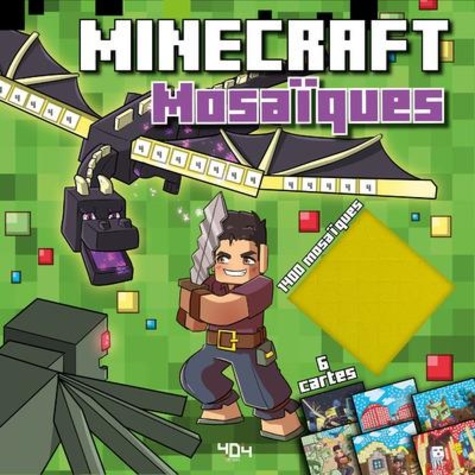 Minecraft mosaïques. Avec 6 cartes et 1400 stickers mosaïques