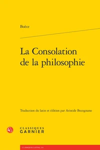 La consolation de la philosophie