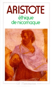  Aristote - Ethique de Nicomaque.