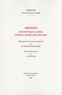  Aristote - Métaphysique Gamma - Edition, traduction, études.