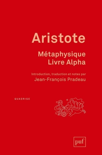 Métaphysique. Livre Alpha