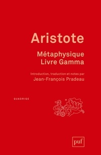  Aristote - Metaphysique - Livre gamma.