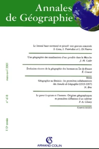 Annales de Géographie N° 618 Mars-Avril 2001
