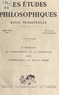 Armand Cuvillier et Gaston Berger - Le problème de l'enseignement de la philosophie dans l'enseignement du second degré - Janvier-mars 1947.