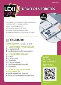 Droit des sûretés