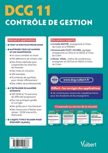 DCG 11 Contrôle de gestion  Edition 2021-2022
