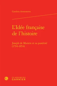 L'Idée française de l'Histoire
