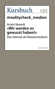 "Wir werden es gewusst haben!"