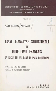 Essai d'analyse structurale du Code civil français