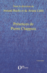 Arnaud Buchs et Ariane Lüthi - Présences de Pierre Chappuis.