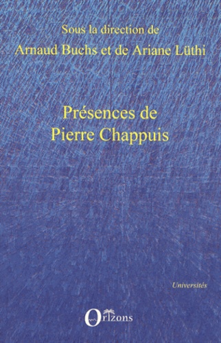 Présences de Pierre Chappuis