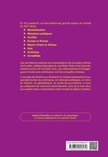 Actu. Comprendre le monde du XXIe siècle - 50 questions : Culture générale, Relations internationales, Géopolitique  Edition 2022