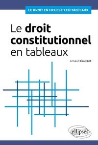 Arnaud Coutant - Le droit constitutionnel en tableaux.