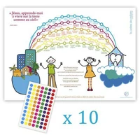 Affiche Carême 7 ans et + - lot de 10