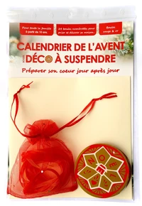 Calendrier de l'Avent rouge & or