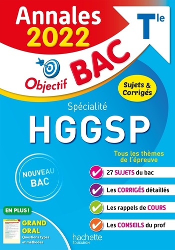 Spécialité HGGSP  Edition 2022