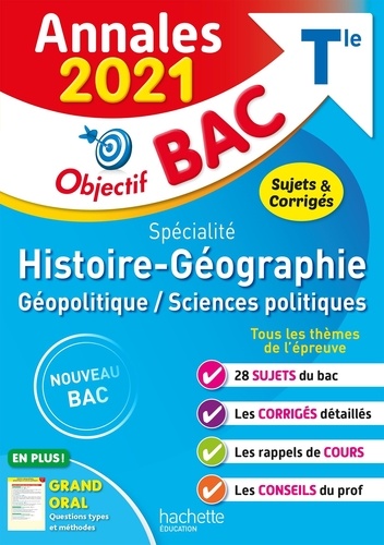Spécialité Histoire-Géographie, géopolitique, sciences politiques Tle  Edition 2021