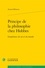 Principe de la philosophie chez Hobbes. L'expérience de soi et du monde