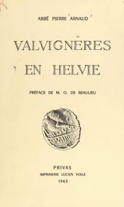 Valvignères en Helvie
