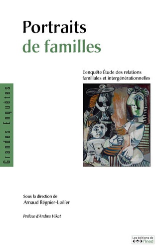 Portraits de familles. L'enquête Etude des relations familiales et intergénérationnelles  avec 1 Cédérom - Occasion