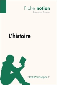 Arnaud Sorosina - L'histoire (fiche notion) - Comprendre la philosophie.