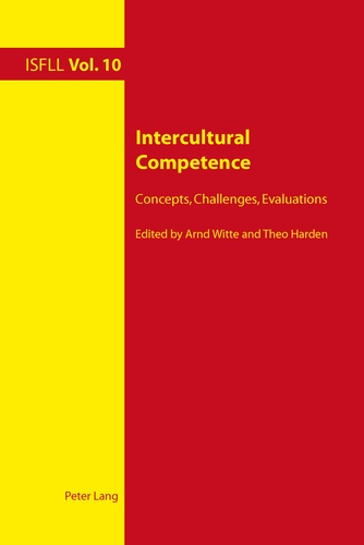Arnd Witte et Theo Harden - Intercultural Competence - Concepts, Challenges, Evaluations.