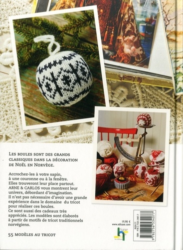 Boules de Noël. 55 modèles au tricot