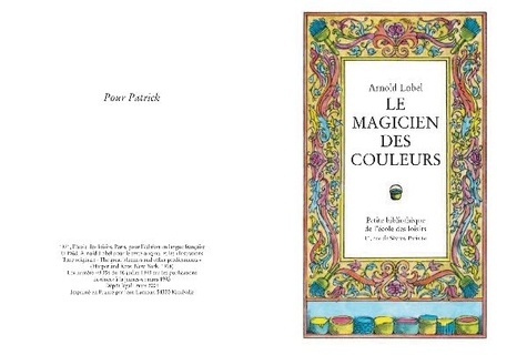 Le magicien des couleurs de Arnold Lobel - Poche - Livre - Decitre