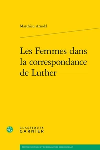 Les Femmes dans la correspondance de Luther