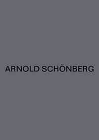 Arnold Schönberg - Lieder mit Klavierbegleitung - Kritischer Bericht, Fassungen, Skizzen, Fragmente (Notenteil). piano and voice. Notes critiques..