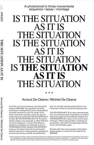 Arnout De Cleene et Michiel De Cleene - Is The Situation As It Is.