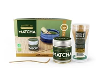 Coffret matcha de cérémonie (avec bol bleu)