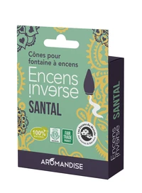 Cônes pour fontaine à encens - encens'inverse - santal