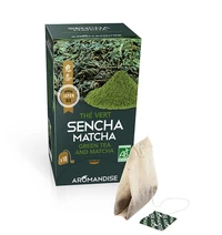 Thé vert sencha et matcha en infusettes (36 g - 18 sachets)
